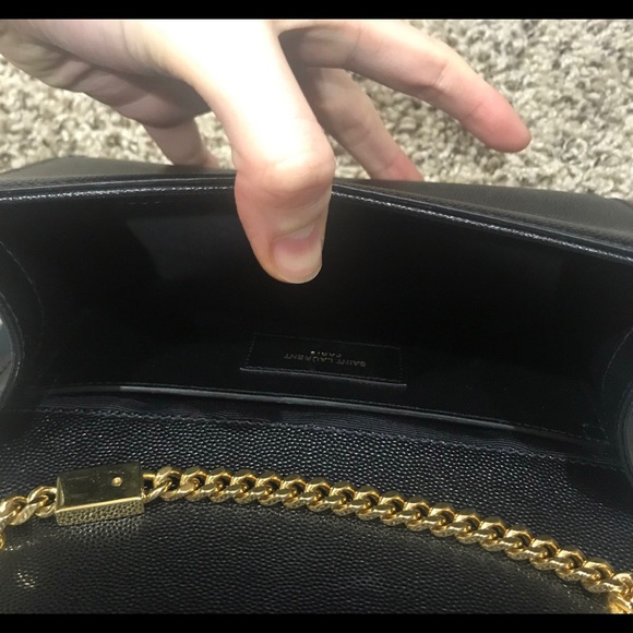 YSL LEATHER CROSSBODY BAG - Picture 8 of 8